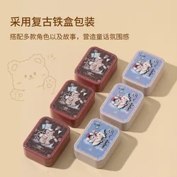 YIGU DIGU blush retro fairy tale small iron box rouge matte natural nude makeup contour blushes