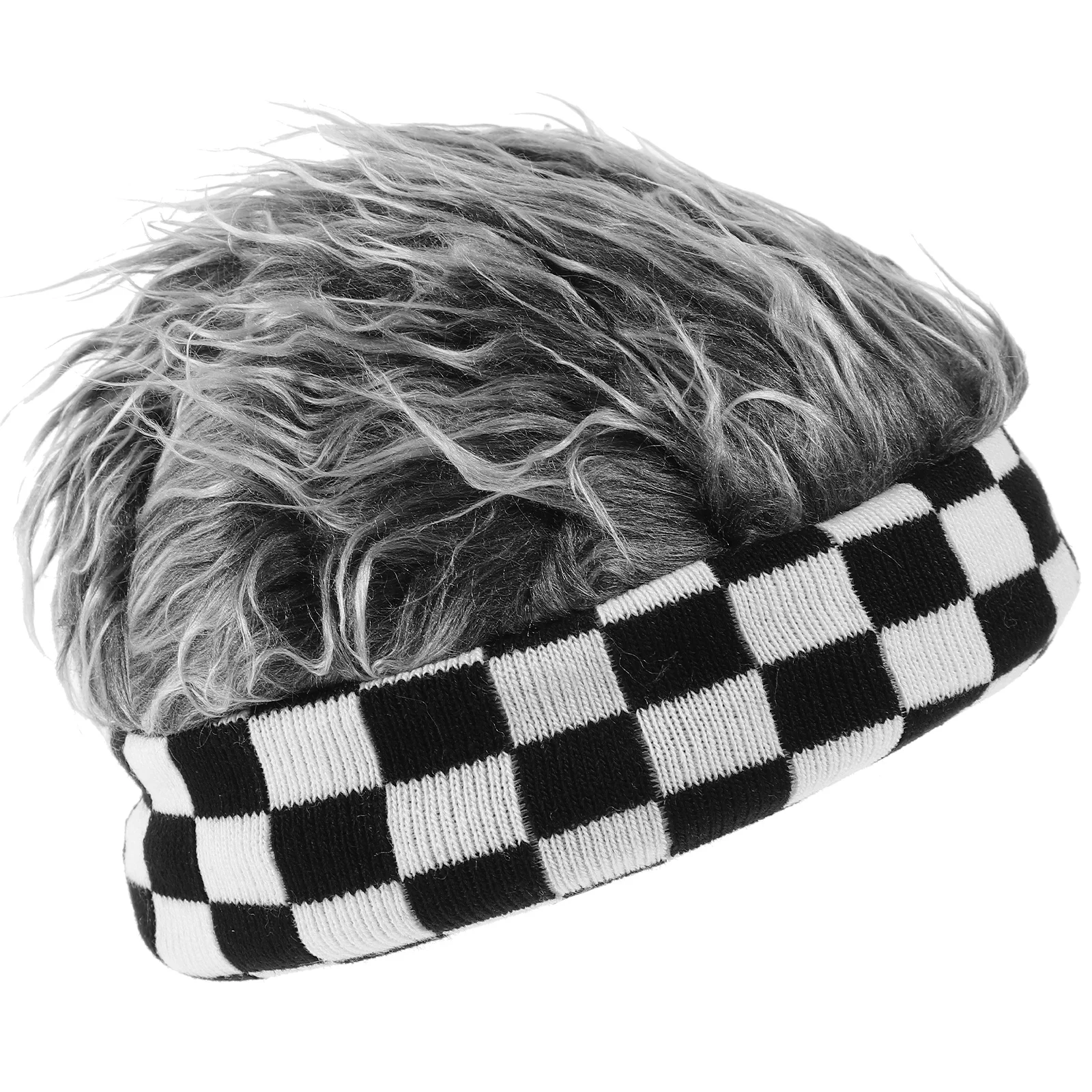

Funny Men Warm Winter Hats Milk Cow Pattern Black Fuzzy Breathable Beanie M 56 Hat For Men 58cm Outdoor Casual Hat