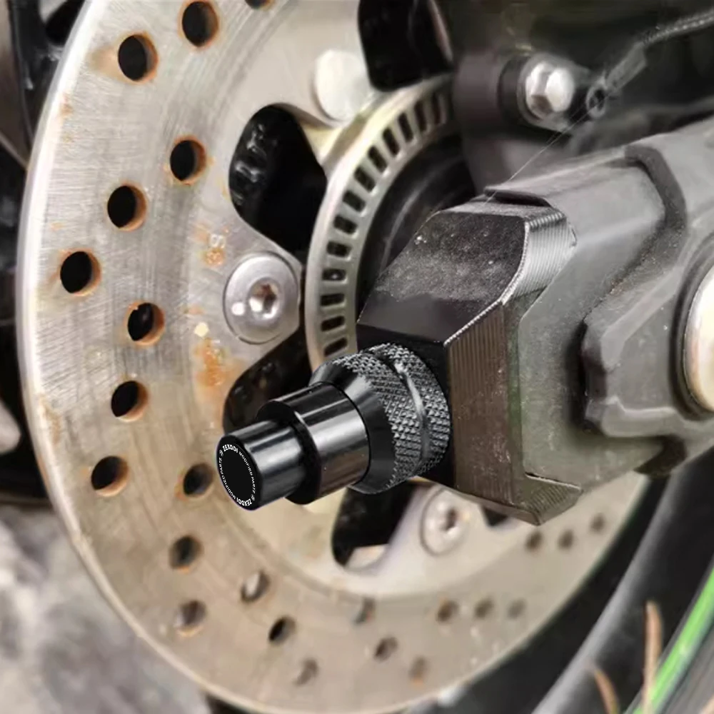 ZEXDDI Passend für CFMOTO CF 400NK 450NK 650NK 650450 NK CNC Motorrad Hinterrad Kettenendversteller Zierschraubenabdeckung Zubehör