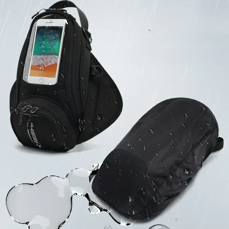 Pacote universal saco de tanque da motocicleta tela toque saco navegação do telefone celular grande capacidade armazenamento frete grátis capa chuva