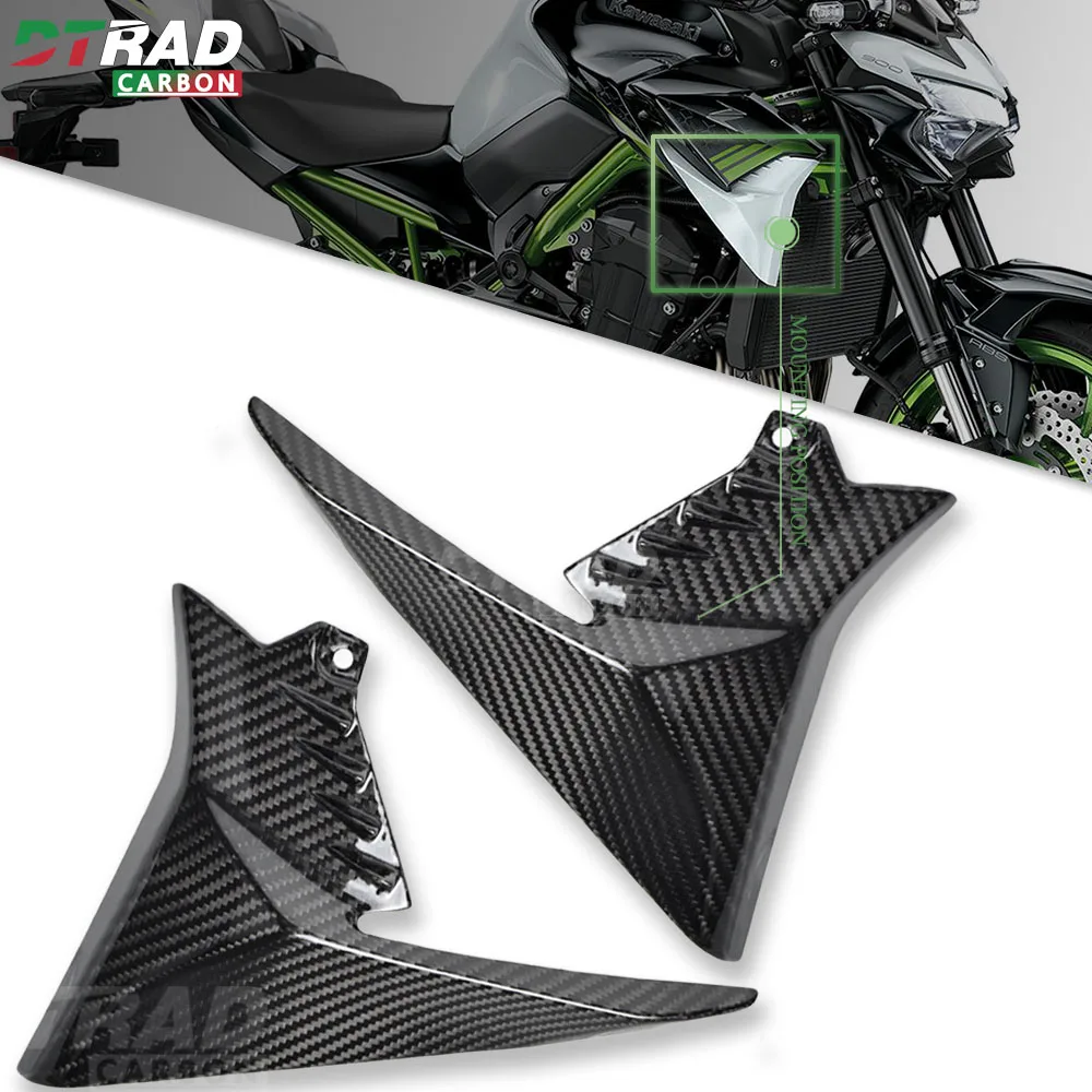 Carbon Fiber tank protecto pad For Z900 2020-2022 2021 Z 900 Accessories Motorcycle Tank Guard Fairing Kit Moto Parts Remodel