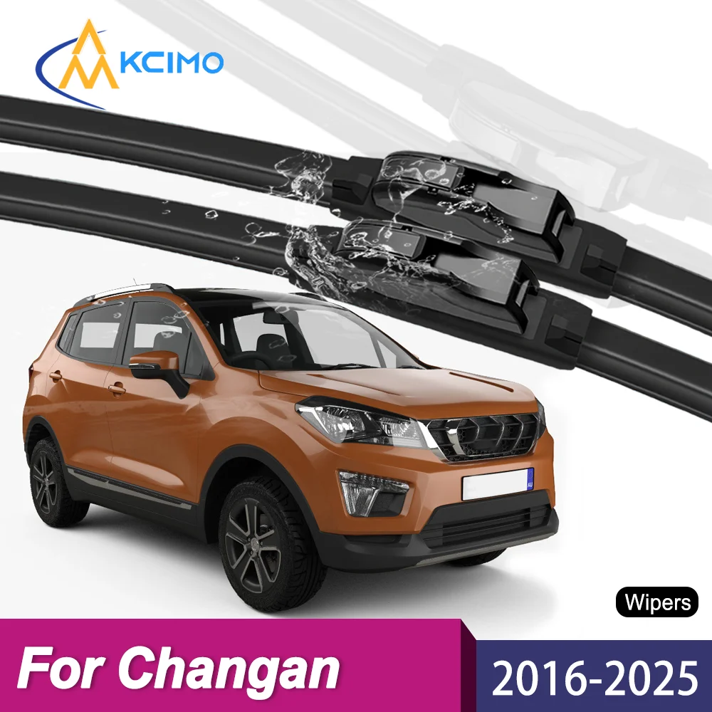 

Upgrade Your Wiper System 2PCS Premium All-Season Blades For Changan CS15 2016-2025 Long-Lasting Clear Vision Guaranteed