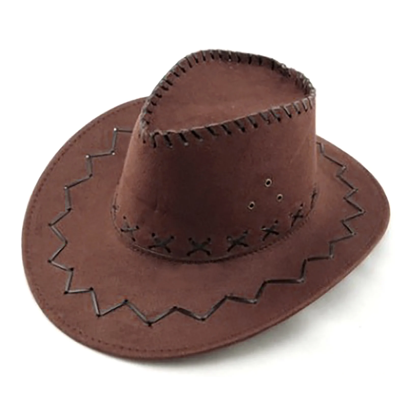 Fato de cowboy ocidental para crianças, chapéu de feltro com lenço bandana para meninos, Halloween Cosplay Party, acessórios de vestir para crianças