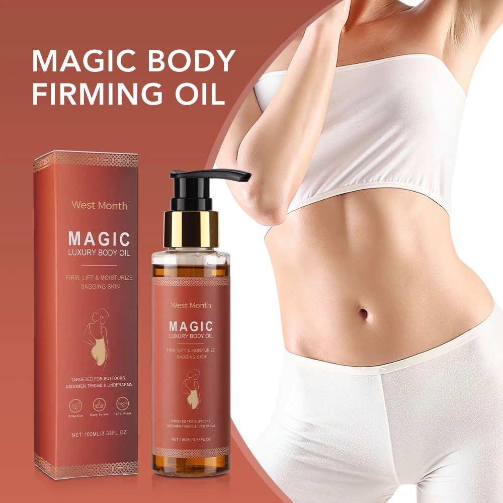 

Body Firming Oil Deep Moisturizing Dry Skin Improve Sagging Skin Tightening Chest Thighs Nourishing Magic Luxury Body Care 100ml