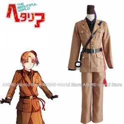 《Custom Size》Anime Hetalia Axis Powers Cosplay Costumes Romano Lovino Vargas Uniform Cosplay Costumes Halloween Carnival APH