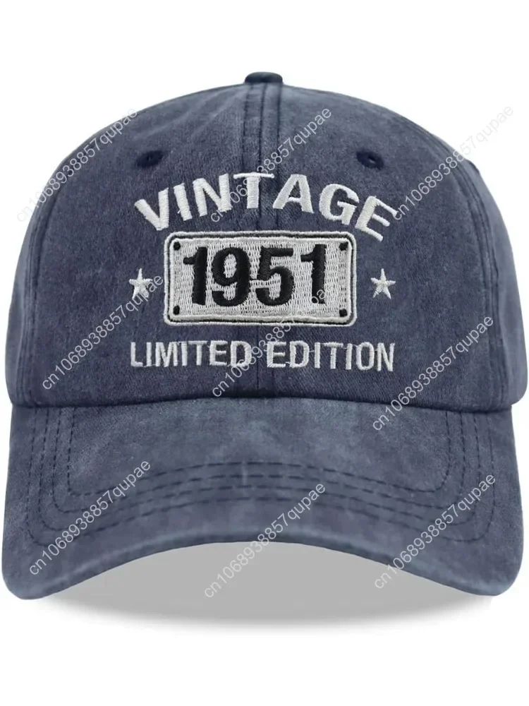 

Vintage hat 1954 1953 1952 1951 1950 1949 1948 1947 1946 1945 Limited Edition Embroidered Baseball Cap Men Woman Outdoor