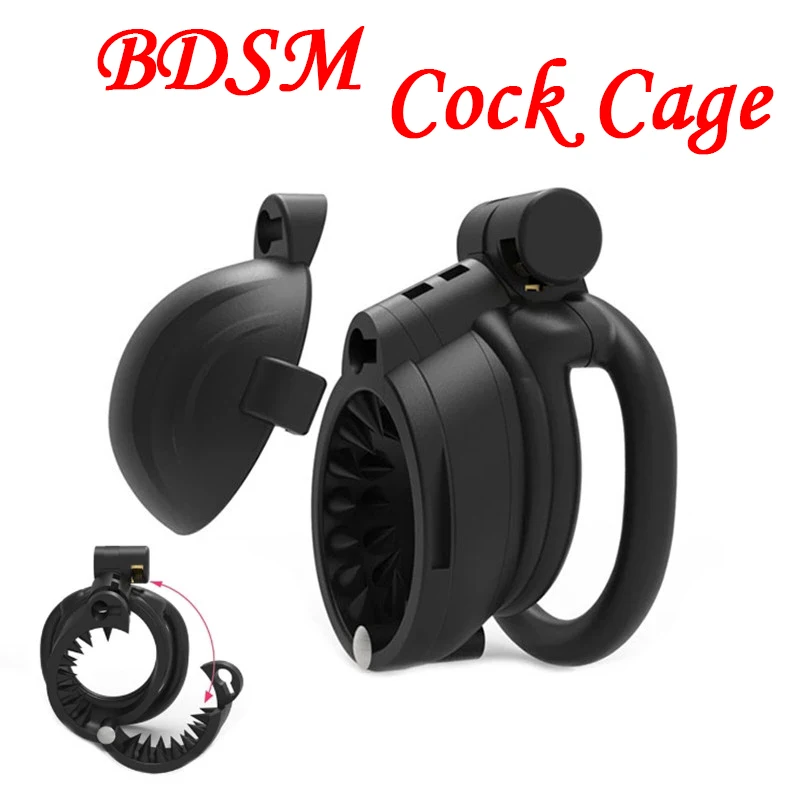 High Quality Design Removable Cock Cage Lightweight Spikes Male Chastity Device Sissy Slaves BDSM Adult Sex Toy For Men Gay 18+