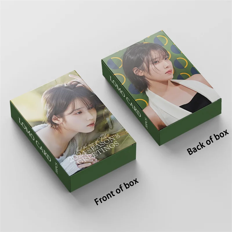 55pcs/set KPOP IU New Album 2024 Season's Greetings LOMOCard Lee Ji Eun Beautifully Printed Collectible Gift Postcard Photo Card