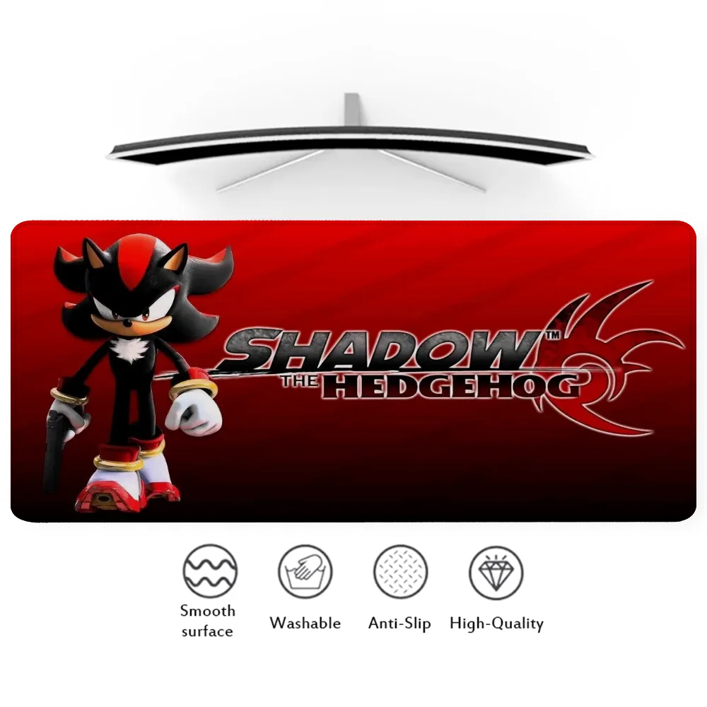 Mouse Pad Big Mousepad Gaming Accessories Gamer Extended Pad Gaming Mats Desk Mat S-shadow H-hedgehog Deskmat Mausepad Mouspad