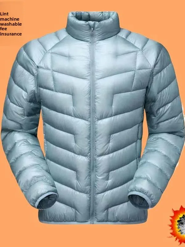 

Lightweight Padded Jacket Stand Collar down Jacket Outdoor Climbing Hiking Coat Winter Men Women Soft Comfortable Sport Style