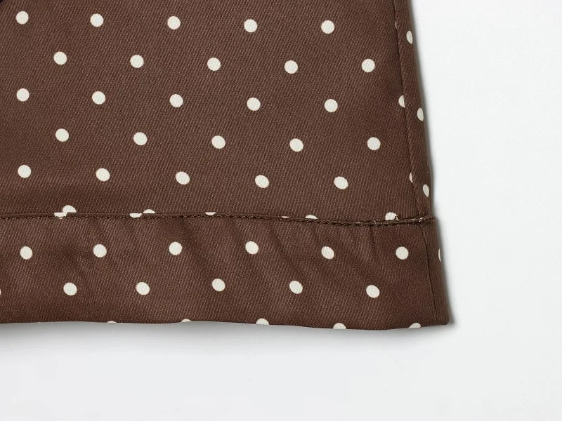 Damen Polka Dot Kurze Hosen Sets Zweiteiliges Sommer-Outfit mit Mittelhohem Bund Damen-Anzug Sommer Crop Top Urlaubsoutfit für Frauen – Detail 15