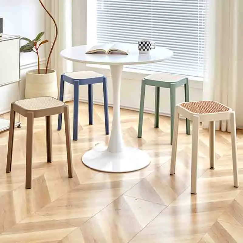 Nordic Single Dinning Stools Free Shipping Gaming Design Dinning Stools Accent Prefabricated Sillas De Comedor Home Furniture