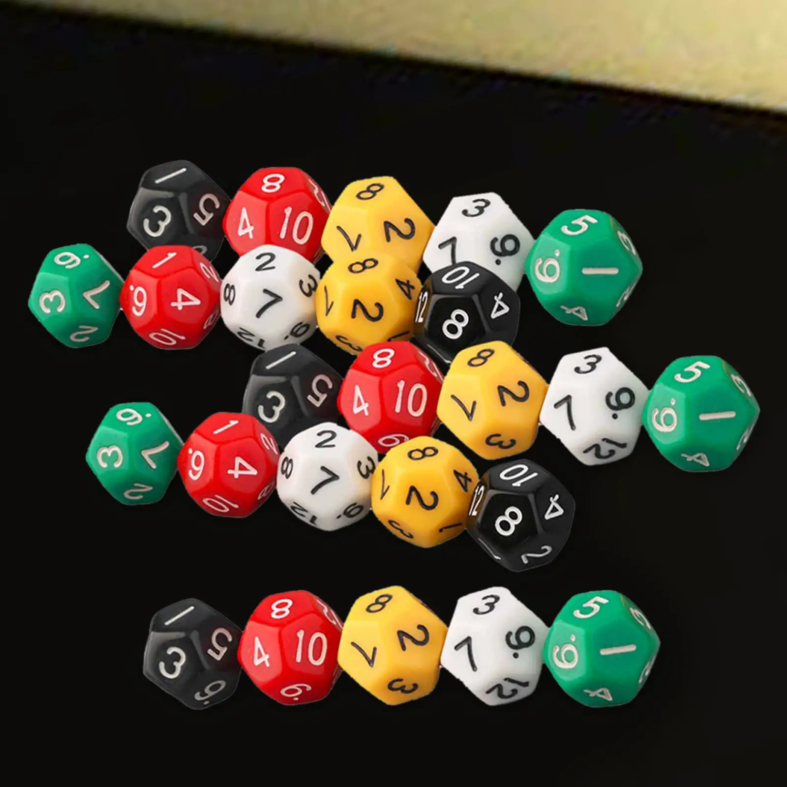 25x Polyhedral Dice Entertainment Toy Party Multisided Dice for Role Playing