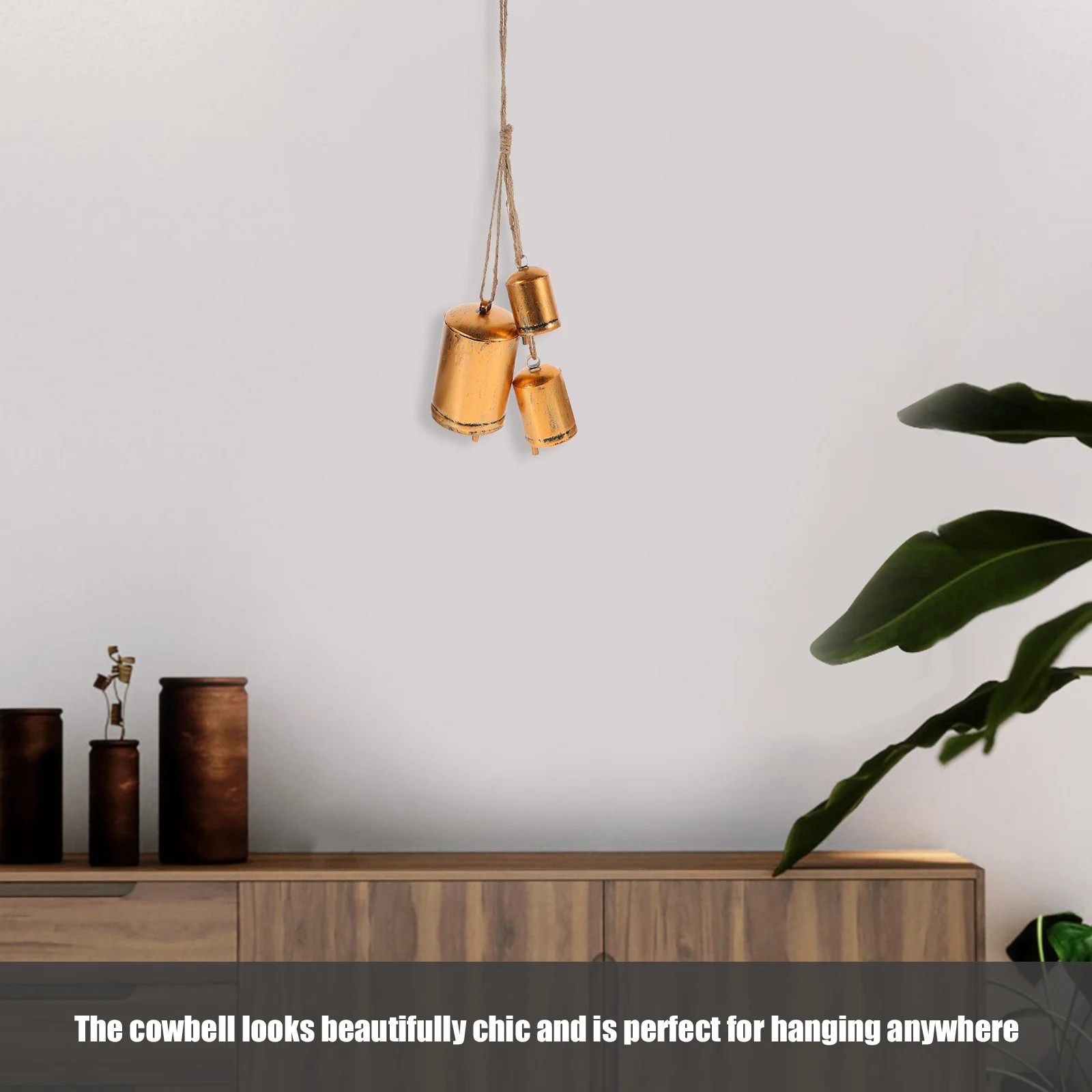 

Hanging Rustic Bell Retro Vintage Party Decoration Metal Hanging Vintage Cow Bells Rustic Bells