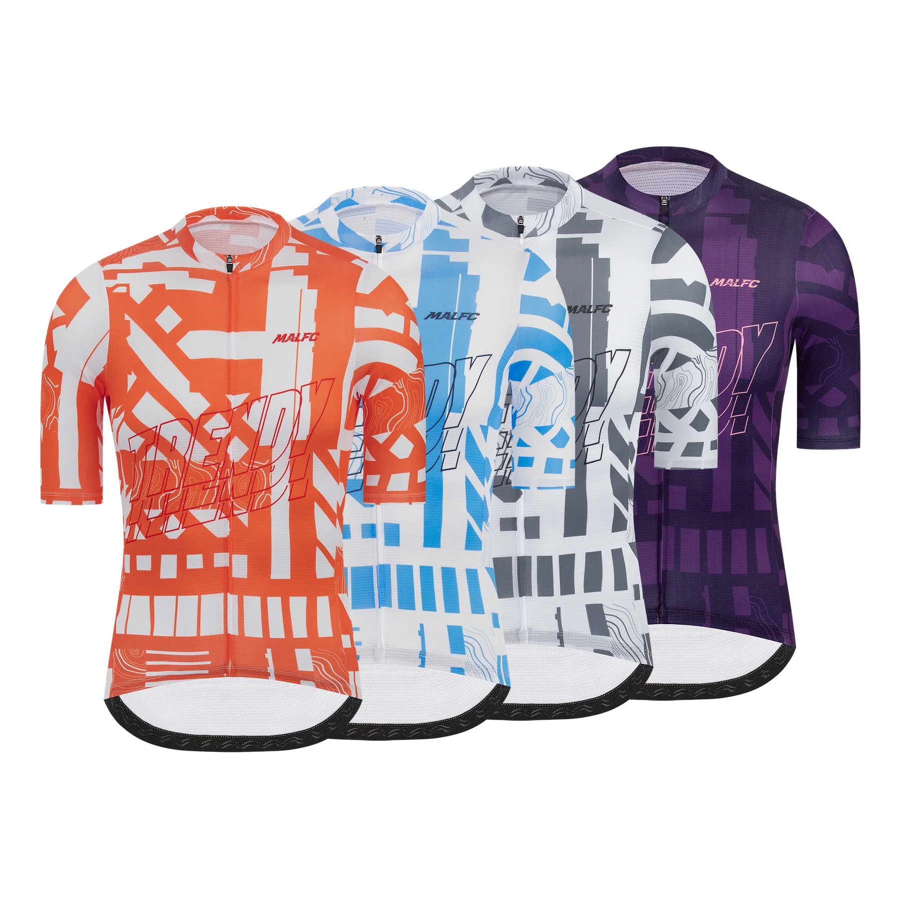 MALFC Man Road Cycling Jersey Short Sleeve Bicycle Bike Shirt Cycling Top Breathable Quick Dry