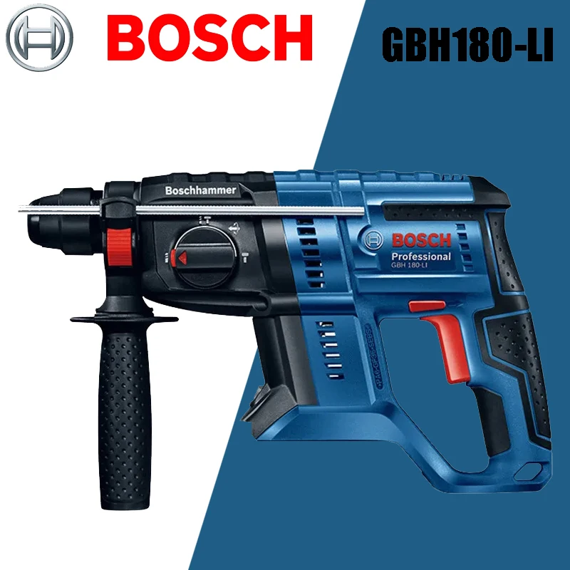 Bosch GBH180-LI bezszczotkowa młot udarowo-obrotowa wiertarka udarowa 18 V z czterema ямаami akumulator litowy młot elektryczny elektronarzędzie