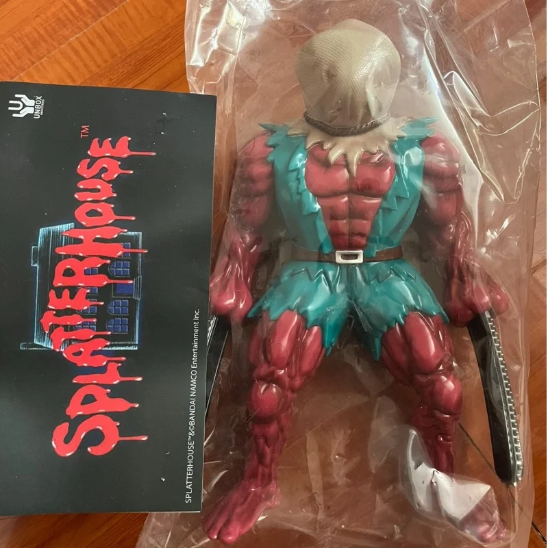 Original in stock Unbox Corpse House chainsaw man blue version Splatterhouse vinyl Action Figure Model Toy Gifts