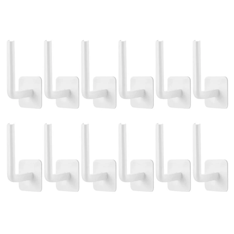 Plastic L Hat Hangers Baseball Caps Rack Hat Holder Wall Mounted Cloth Hanger Hat Racks for Wall Closet Door