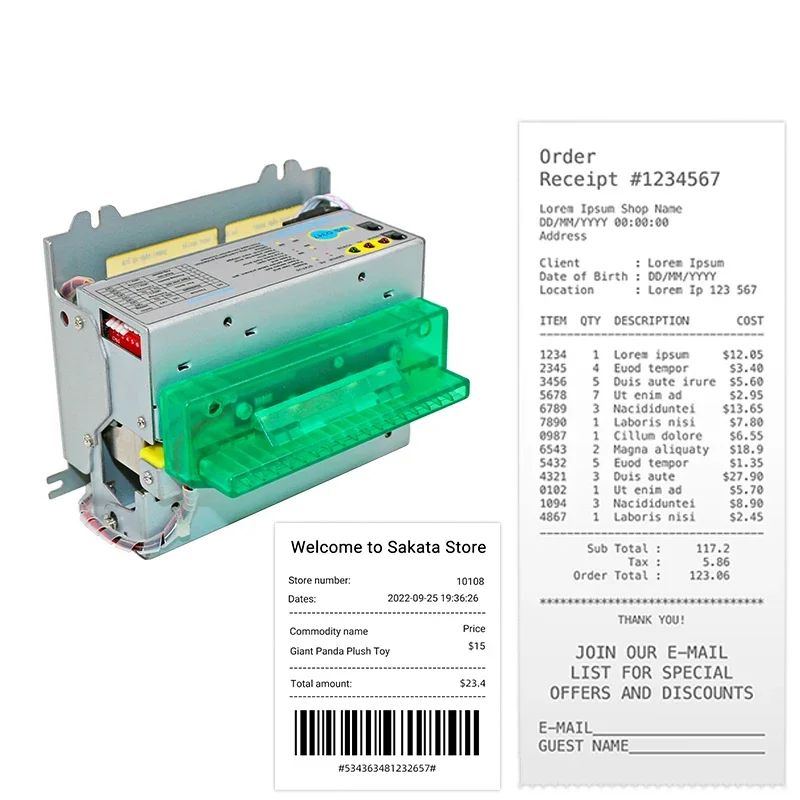 80 mm thermal kiosk all-in-one printer for Lottery ticket printing machine