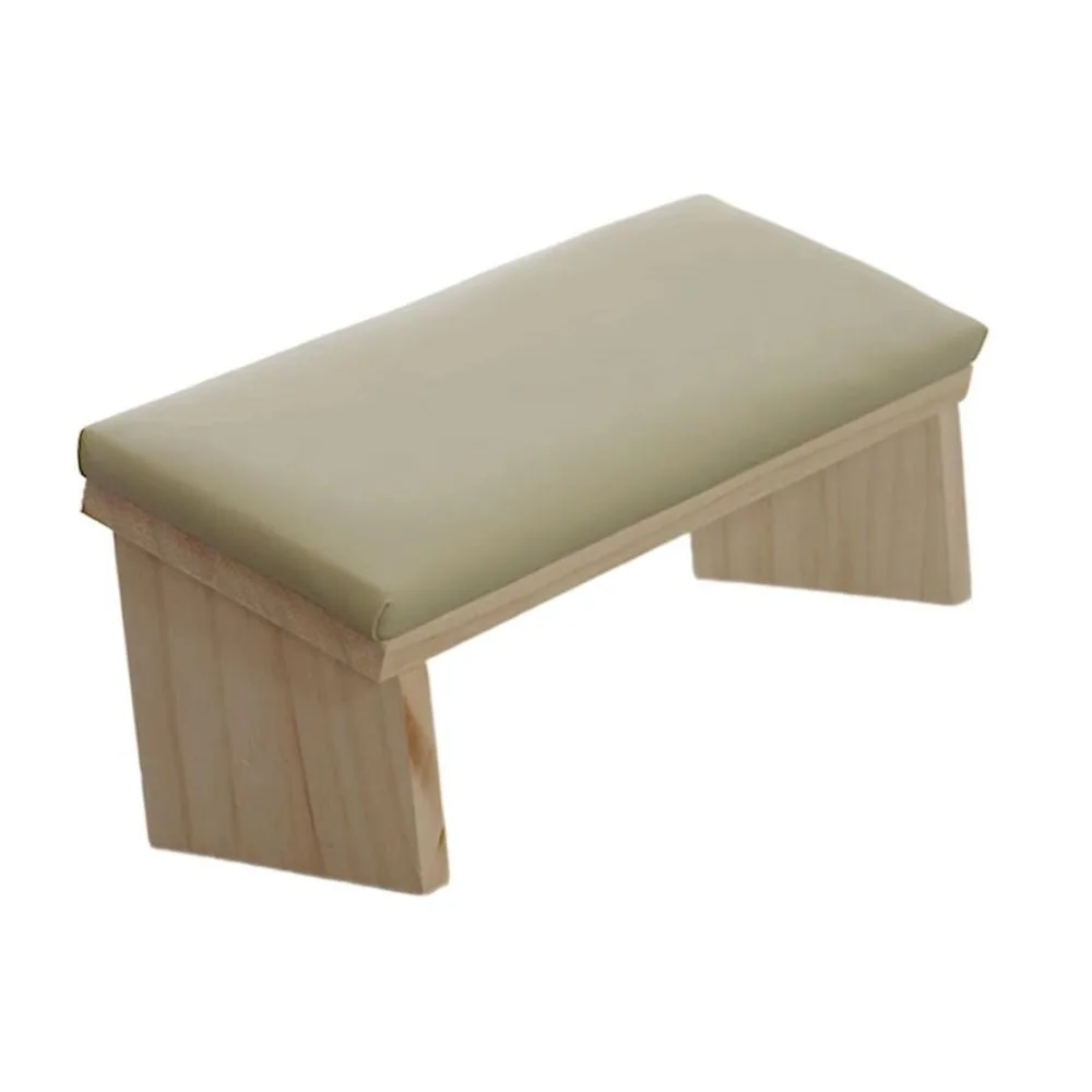 

Soft PU Nail Hand Pillow Holder Soft Wooden Manicure Hand Rest Hand Cushion Arm Rest Tilt Design Nail Art Stand Nail Art Salon