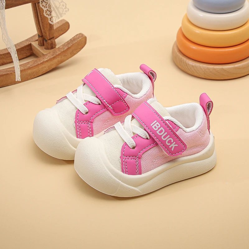 Baby Freizeitschuhe Farbblock Klettverschluss Rutschfeste Kinder-Sportschuhe Weiche Sohle 2026 Brandneue Kleinkind-Lauflernschuhe – Detail 5