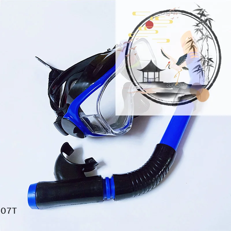 

Профессиональный набор для подводного плавания, полнолицевая маска, очки для дайвинга, оборудование для глубоководного костюма, полностью закаленное стекло, сухие очки для дайвинга для взрослых