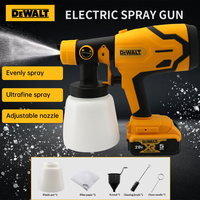 Dewalt 20V Battery 1000ML Cordless Electric Spray Gun High Power Paint Sprayer Auto Furniture Steel Coating Airbrush Power Tools