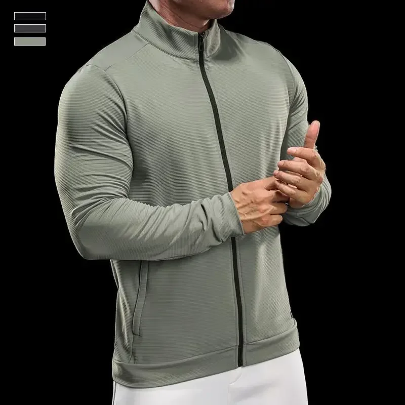 Men Gym Training Long Sleeved T-Shirts Fitness Compression Jersey Fast Dry Sport Bodybuilding Sweatshirt Running Jacket