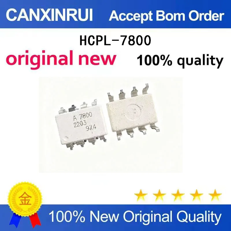 (5-100 Pieces) New HCPL-7800 A7800 SOP8 HP7800 Isolation Amplifier Optocoupler Chip IC