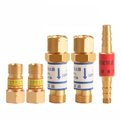 HF-2 Flashback Arrestor Oxygen Acetylene Propane Check Valve Flame Buster for Pressure Reducer Regulator Gas Cutting Torch