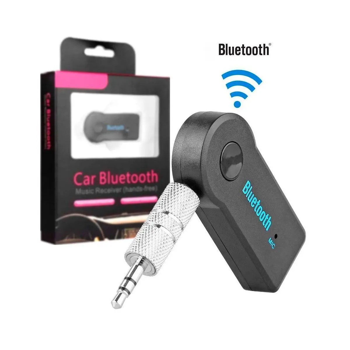 Car Bluetooth Receiver with Auxiliary P2 Output