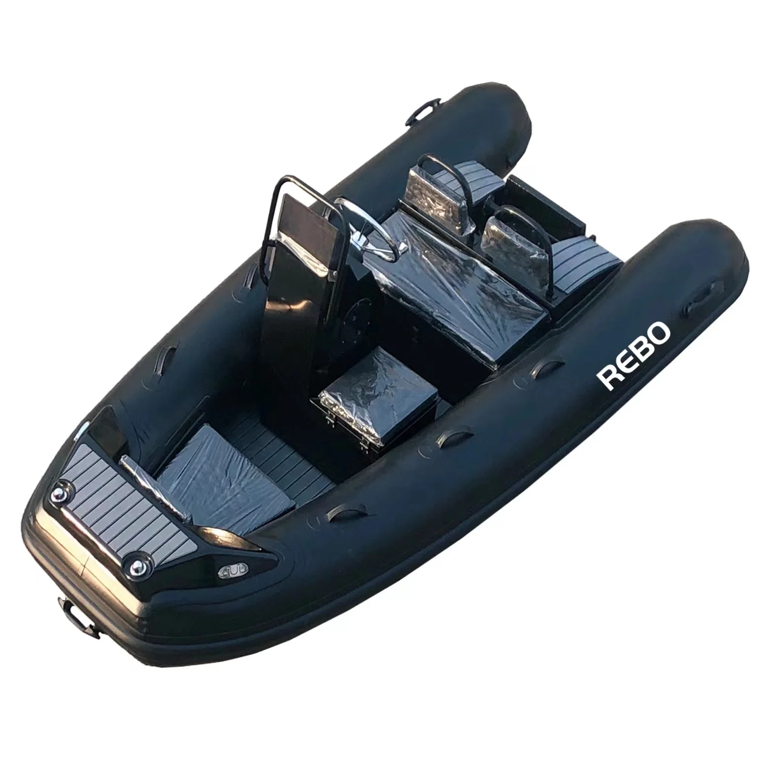 New Design 10ft Rib 320 Aluminum Inflatable Boat Tube PVC/Hypalon/Orca With Outboard Engine
