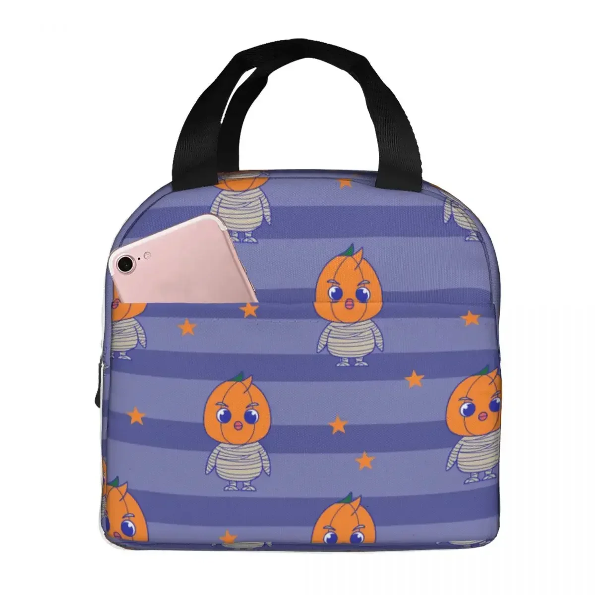 

Сумки для ланча на Хэллоуин, водонепроницаемая изолированная холщовая Термосумка для еды, школьный Ланч-бокс для женщин и детей