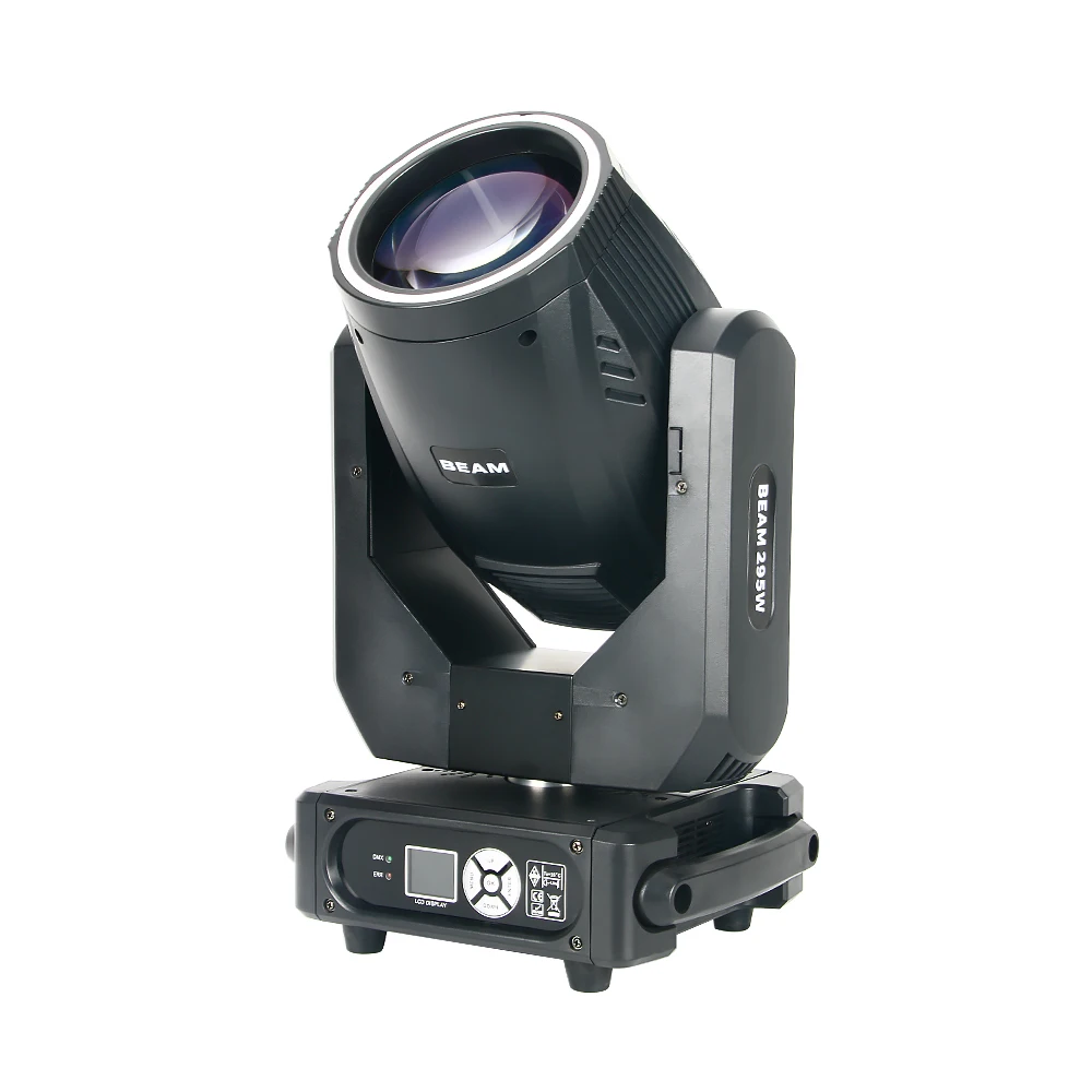 RTF Sharpy Mini Luz para Festa, DJ Disco Holiday Beam, Moving Head Light, High Bright Big Beam, Projector Spot, 295W, nova chegada