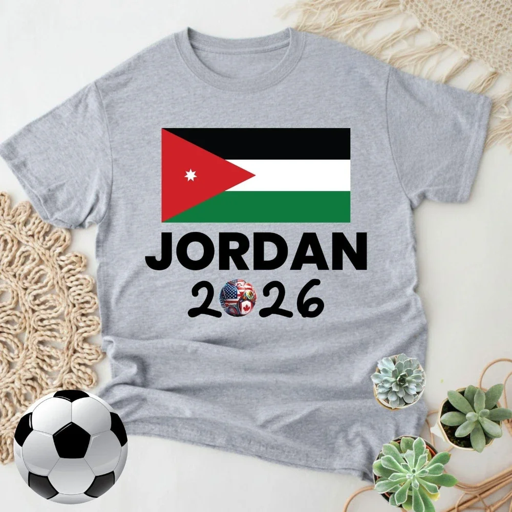 Customization Jordan 2026 Sports Fan Tee Patriotic Jordan 2026 Graphic T-Shirt Soccer Part Supplies Clothing Men Women Casual Su