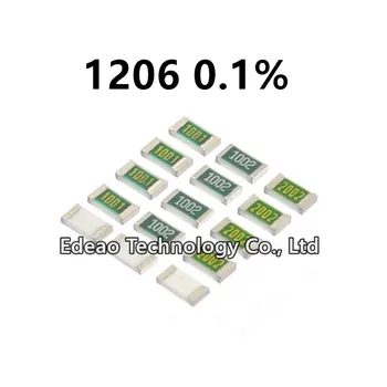 20 قطعة/الوحدة جديد SMD المقاوم 1206 0.1% 1R ~ 1M 1 10 100 150 220 330 أوم 1K 2.2K 10K 100K 0R 1R 10R 100R 150R 220R 330R 1M