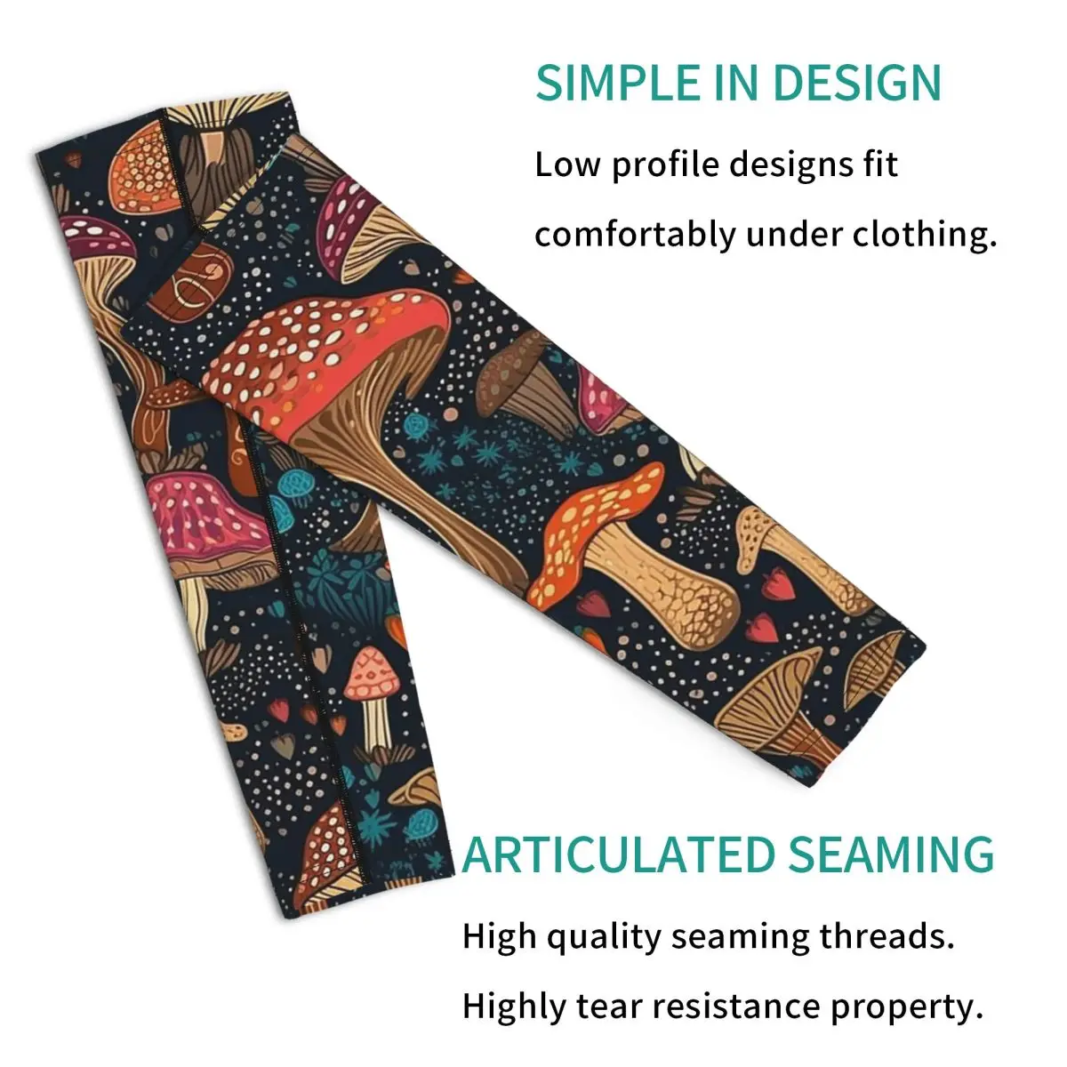 مخدر ماجيك الفطر طباعة الحمم أكمام أذرع تبريد الرجال النساء الشمس الأشعة فوق البنفسجية حماية الوشم التستر الرياضة التبريد ركوب الدراجات