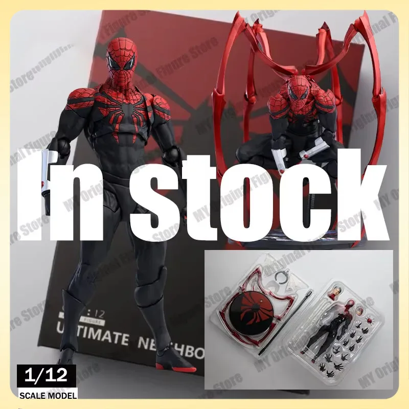 Mess Toys Superior Spider Man Action Figure MessToys Superior Spiderman Figure Peter Parker CT Giocattoli Figurine Statua Modello Giocattolo