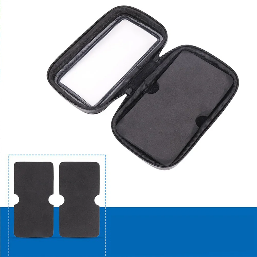 

1Pcs Bike Phone Mount Holder 6.3 Inch Waterproof Bag with 360 Rotation Clear Screen Touch Compatible for Cycling Navigation