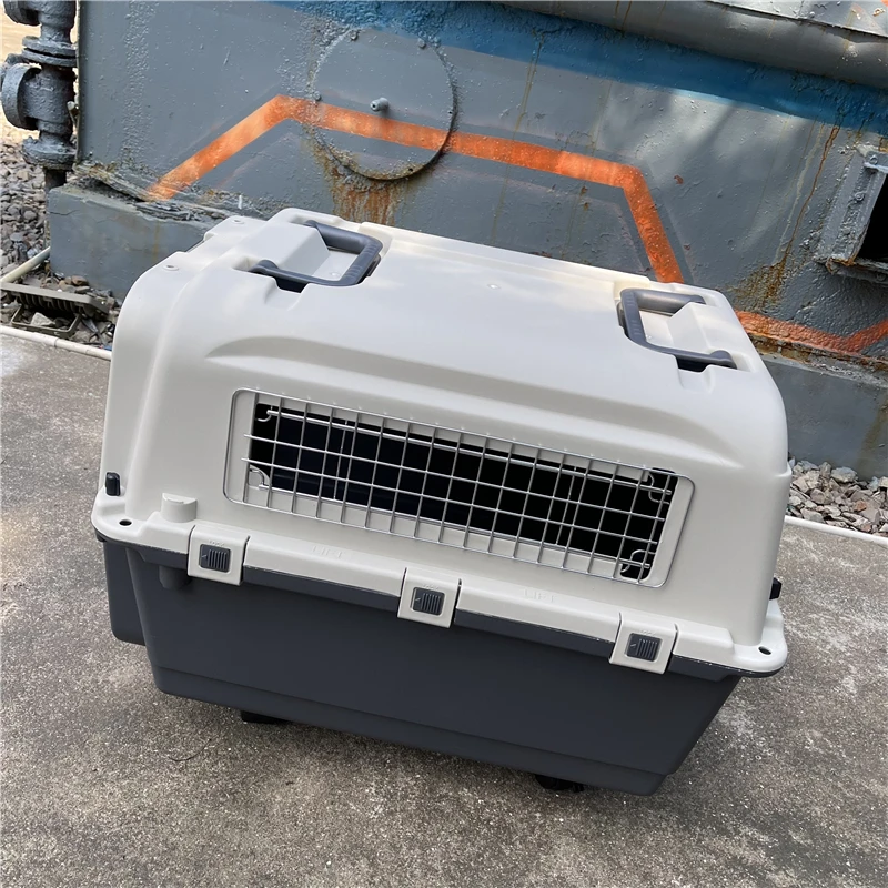 Air China Pet Air Box IATA Standard Box Cat and Dog Shipping Out Large Dog Air Transportation Metal Iron Mesh