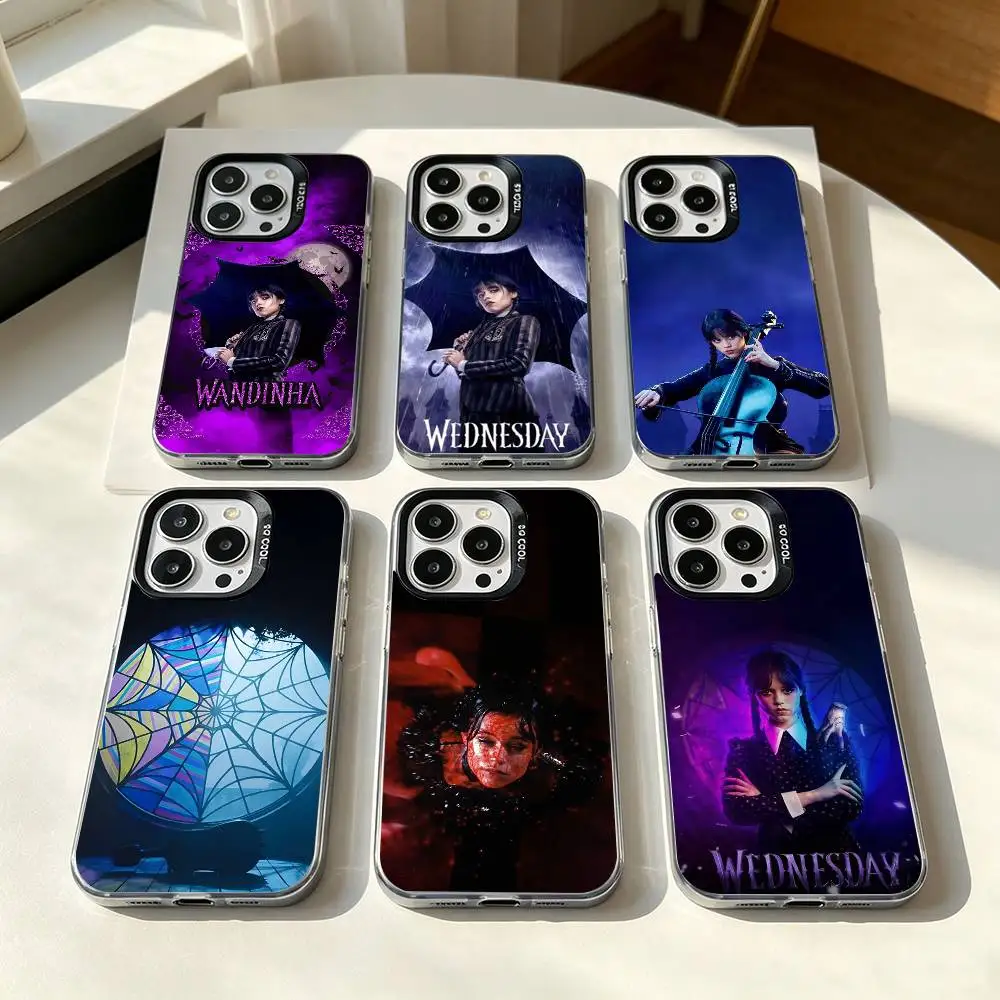 Чехол для телефона с изображением семьи Аддамс из телешоу, для iPhone 17 16 15 14 13 12 11 Pro MAX, противоударный, с защитой от падений