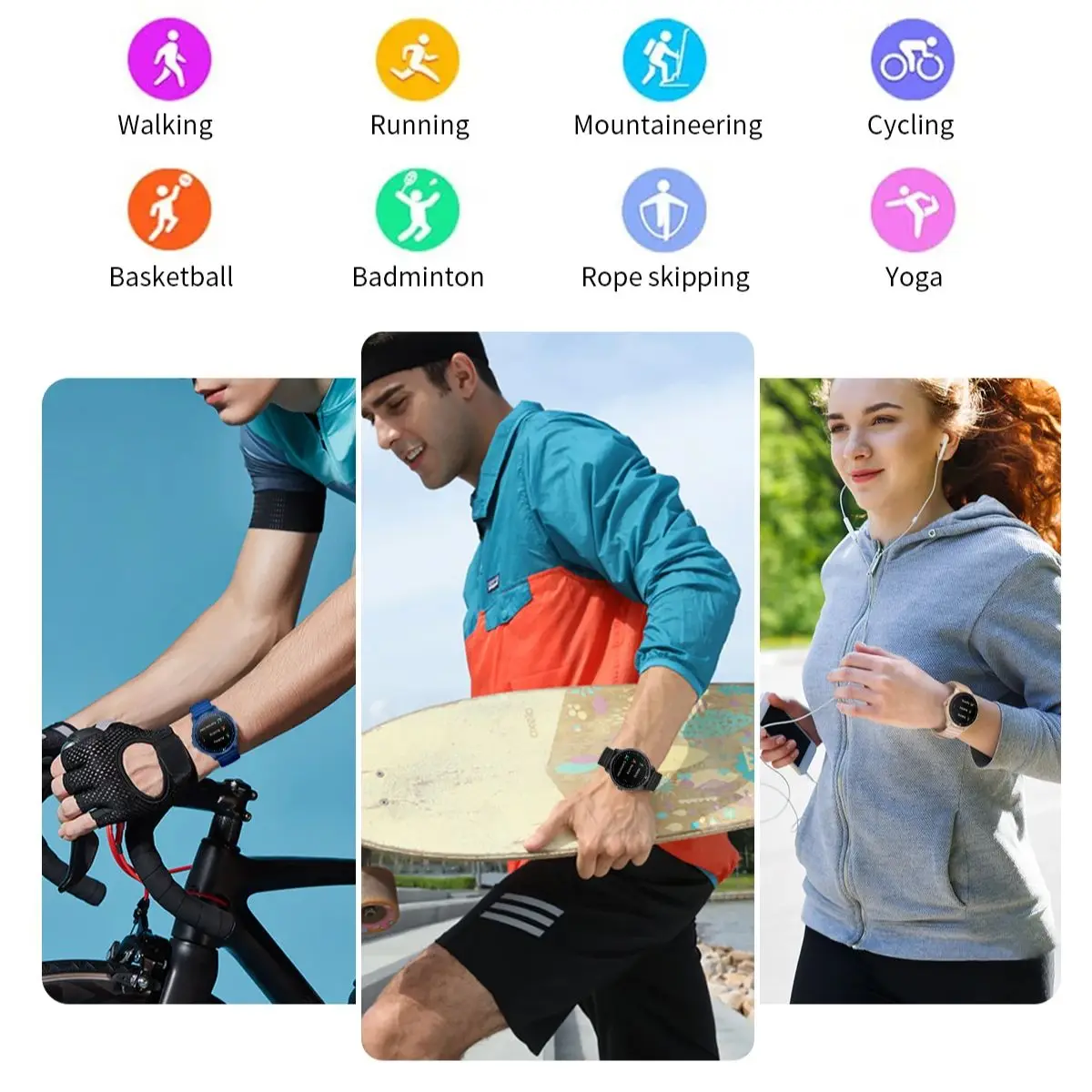 Montre Connectée ZW45 pour Homme et Femme, Étanche IP67, Bluetooth, Répond aux Appels, pour Téléphone Android et iOS