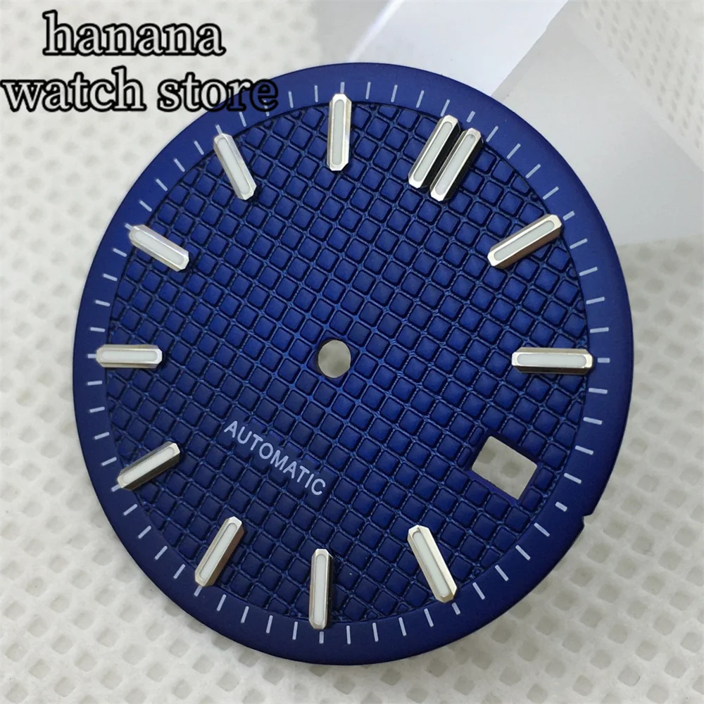 قرص أسود وأبيض مقاس 31 ملم لتناسب NH35 NH36 ETA 28362824   ميوتا 8205/8215/821A لؤلؤة 2813/3804 نافذة تاريخ الحركة علامة مؤشر فضية