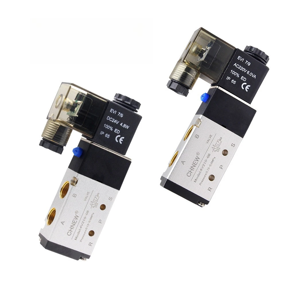 

‌ Электромагнитный клапан-бабочка серии 4M — 2-позиционный, 5 портов 4M210-08 4M310-10 для оборудования управления воздушным цилиндром