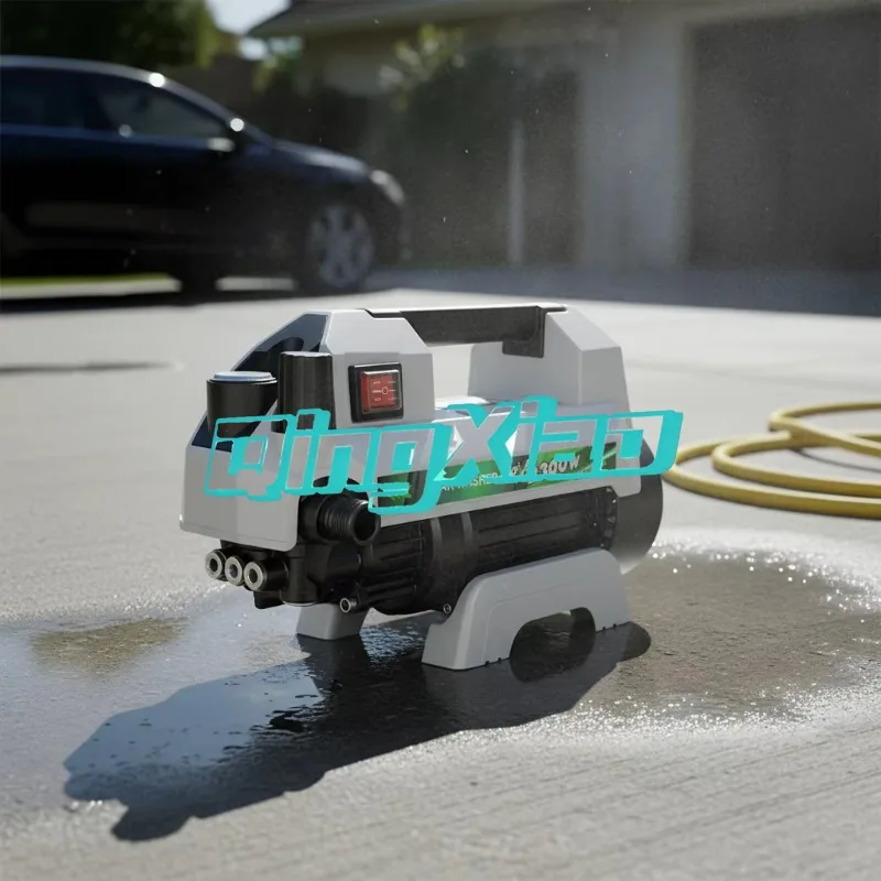 

Household High Pressure Car Washer Brushless Motor Quiet Water Pump Portable Cleaning Gun for Home Car Washing Machine