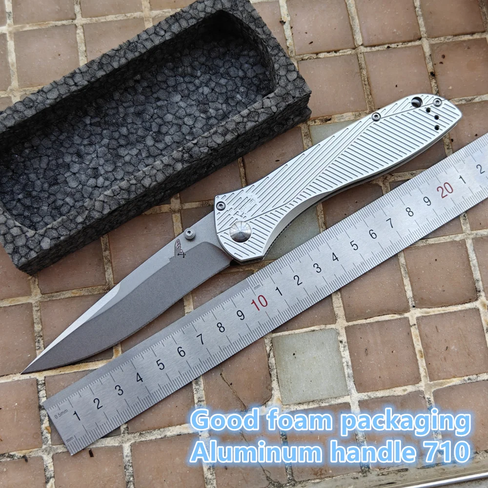 

СЕВИНЬ | TEN 710, шарикоподшипники с алюминиевой ручкой Mark S90V, карманный инструмент с логотипом EDC, инструмент для кемпинга, охоты, рыбы, тактический складной нож с лезвием