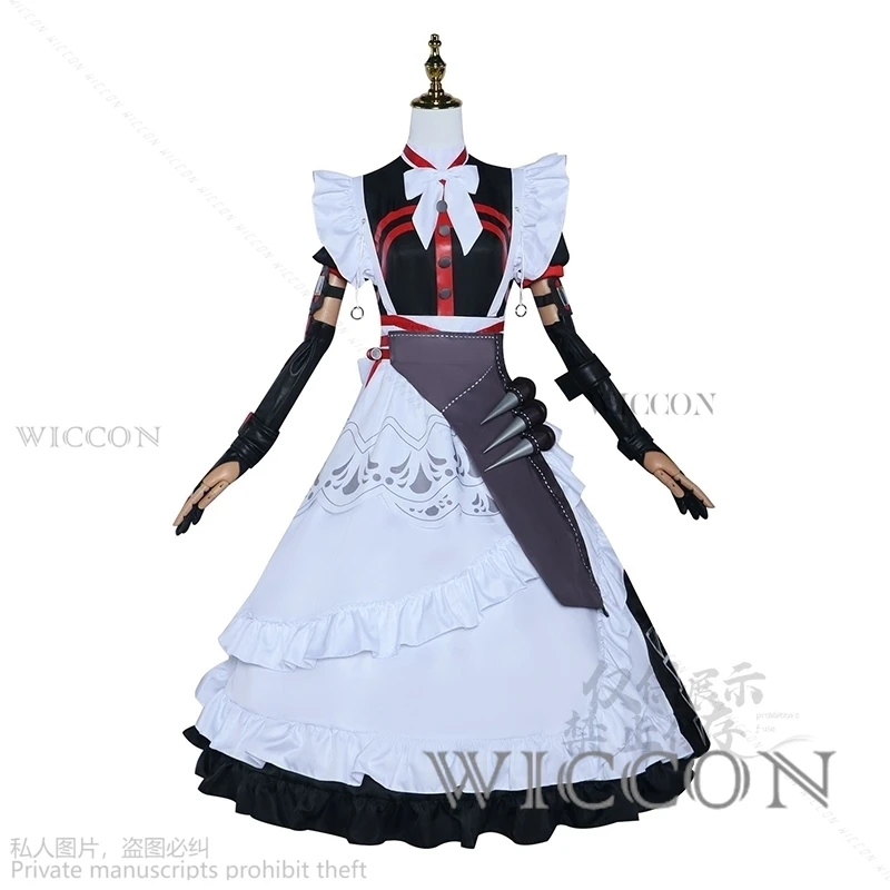 ZENLESS ZONE ZERO-Costume Cosplay Sexy, cl rina Sebastiane, Uniforme, Perruque Anime, ixd'Halloween, Accessoires pour Femmes, Nouveau Jeu