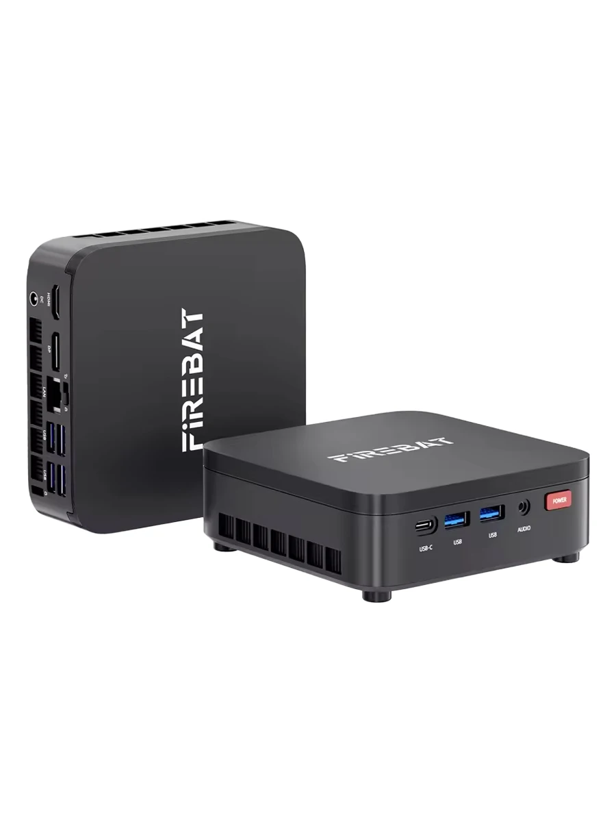 FIREBAT R3 Mini-PC AMD Ryzen 3 4300U 8GB/16GB LPDDR4 RAM 256GB/512GB SSD M.2 SATA Windows11 Pro Desktop-Computer WiFi6 BT5.2