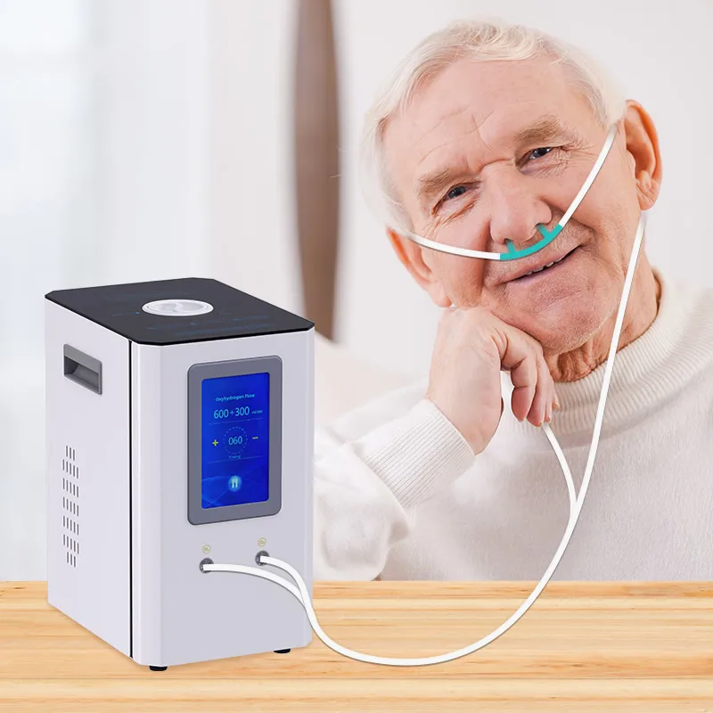High-Efficiency 1500 Ml/h Hydrogen Generator Large Screen Hydrogen Inhaler Recommended by Manufacturer