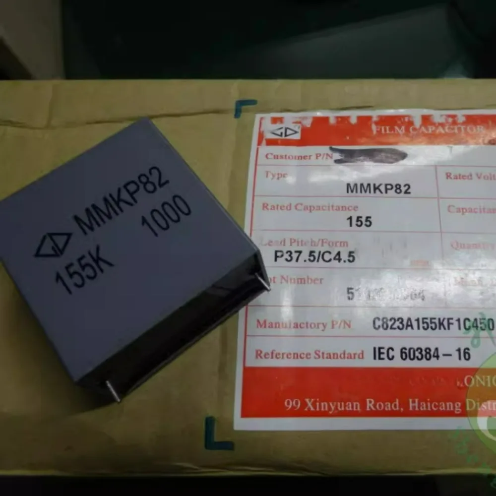 1PCS Fara MMKP82 1.5uf 1000v 1u5 155 K Brand New 38mm Film Capacitor C823A155K